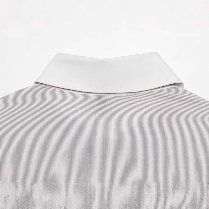 Damen Bluse mit Schleifenkragen und Rüschenblende Echoarchiv