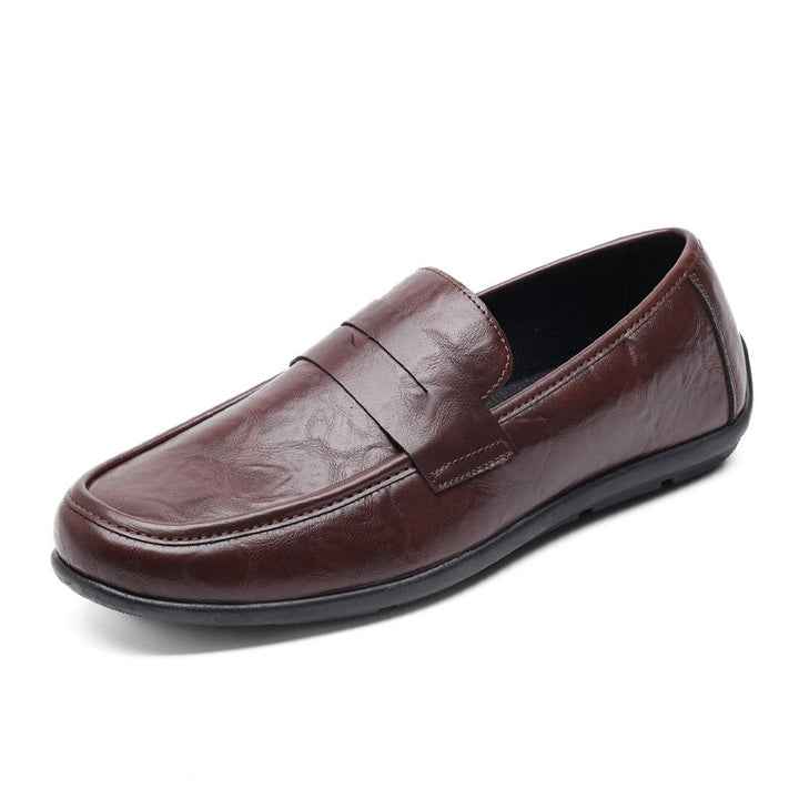 Herren Elegante Mokassins mit feinen Detailnähte Echo Archiv
