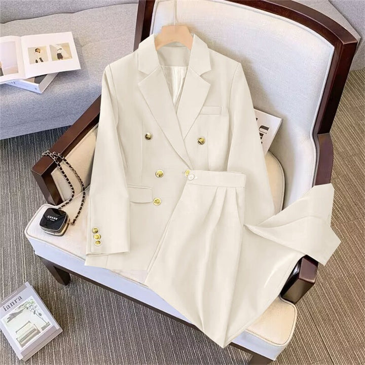 Damen Elegantes Zweiteiler Blazer-Set Echo Archiv