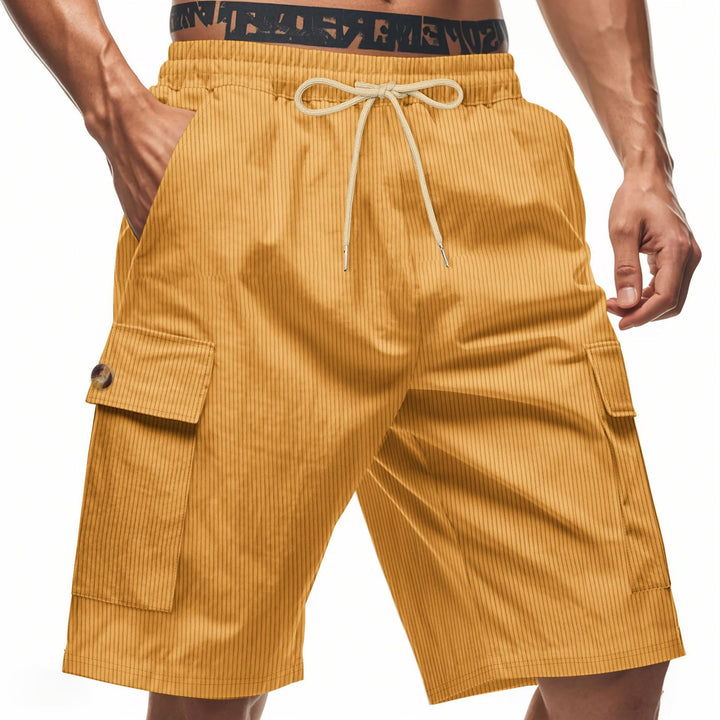 Herren Cargo-Shorts mit verstellbarem Kordelzug und praktischen Seitentaschen Echoarchiv