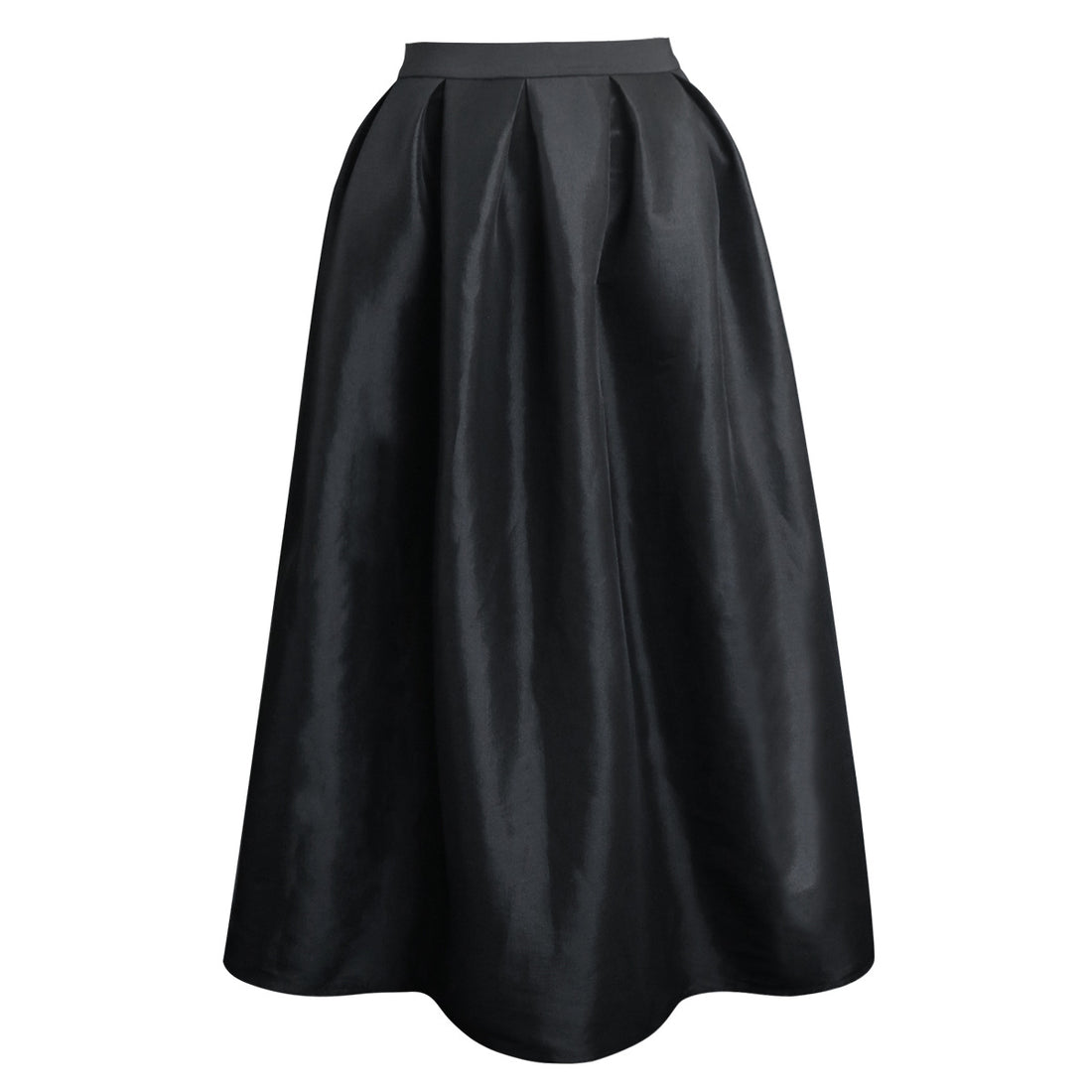 Damen Eleganter Maxirock mit Faltenwurf – Rosévia