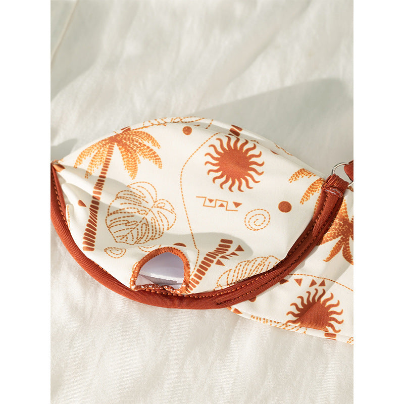 Damen Push-Up-Bikini mit floralem Design und verstellbaren Trägern Echo Archiv