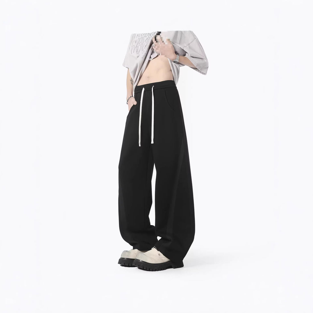 Unisex Bequeme und weite Sporthose Echo Archiv