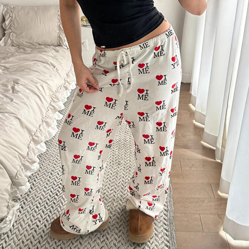 Damen nan weite Plissee-Hose mit Zebra-Muster, elastischem Tunnelzug und fließendem Jersey-Feeling Echo Archiv