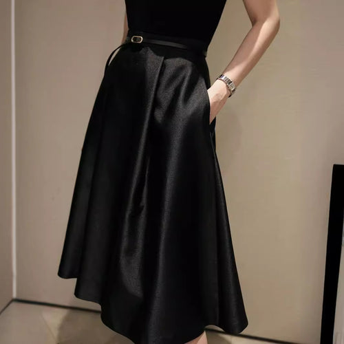 Damen Eleganter Miditüllrock mit schwingendem Saum Echoarchiv