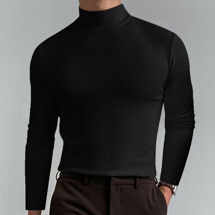 Herren Hochwertiger Rollkragenpullover Echoarchiv