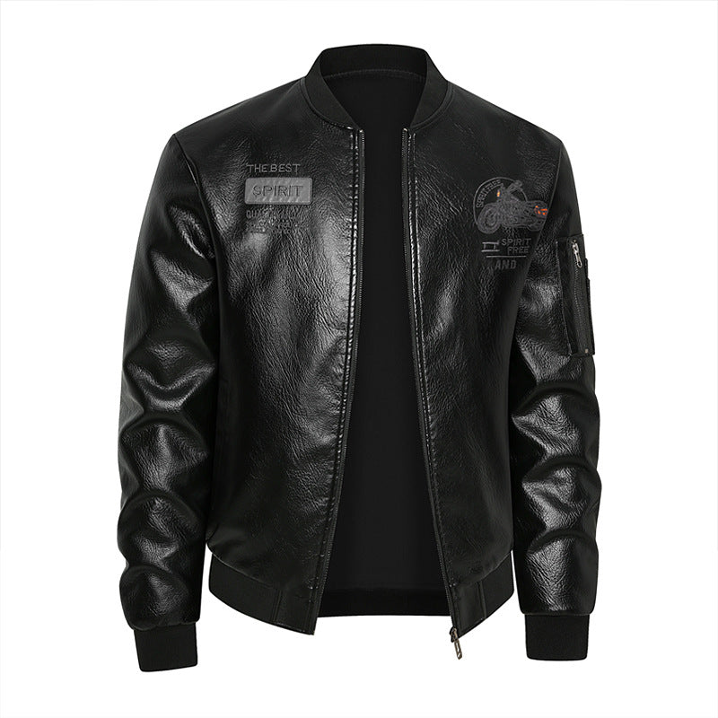 Herren Vintage Bikerjacke im Lederlook Echoarchiv
