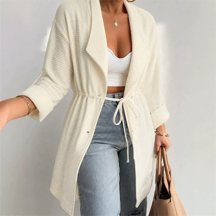 Damen Lässige und elegante Longcardigan Echo Archiv