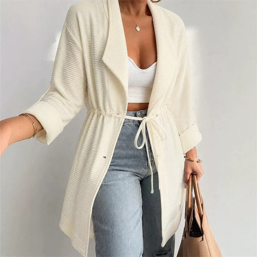 Damen Lässige und elegante Longcardigan Echo Archiv