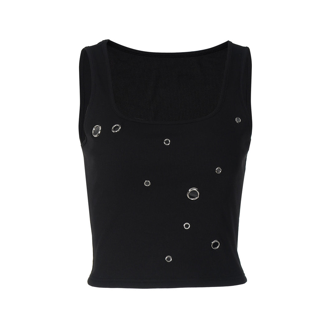 Damen Crop-Top mit auffälligem Ringdetail Echo Archiv
