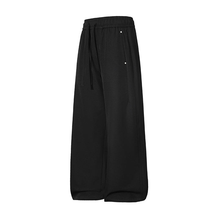 Damen Weite Palazzo‑Hose mit hohem Elastbund & Kordelzug Echoarchiv