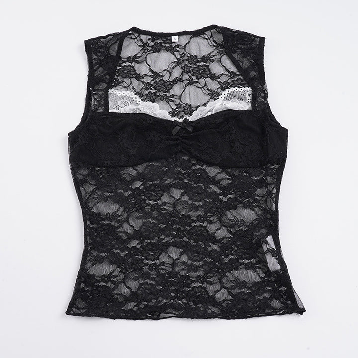Damen Spitzen-Tanktop mit elegantem Design und verführerischen Details Echo Archiv