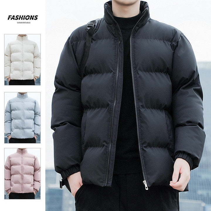 Herren gesteppte Winterjacke mit praktischem Reißverschluss Echoarchiv