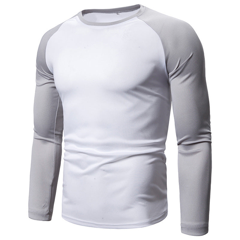 Herren Langarm-Sportshirt mit feuchtigkeitsableitender Technologie und modischem Raglan-Schnitt Echoarchiv