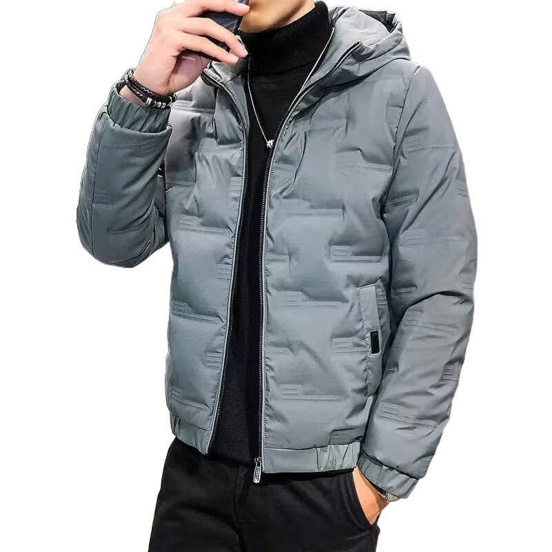 Herren Padded Puffer Jacke mit Kapuze Echo Archive