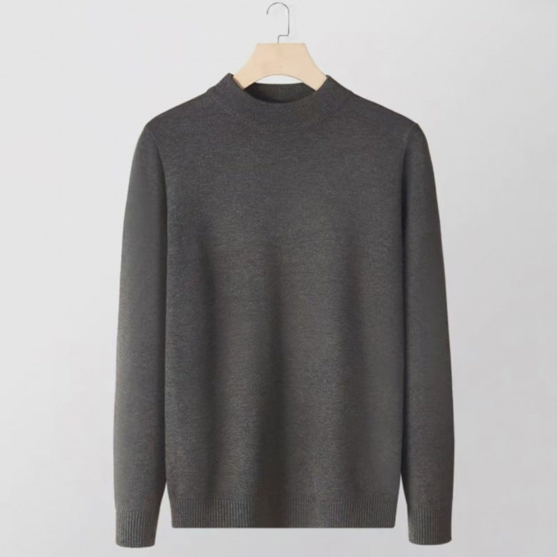Damen Feinstrick-Stehkragenpullover aus Baumwollmix mit gerippten Bündchen Echoarchiv