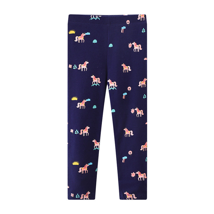 Mädchen Leggings mit buntem Einhorn-Design Echo Archiv