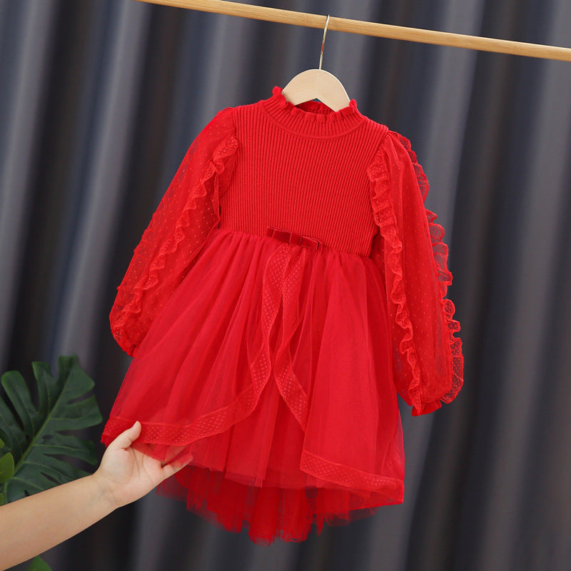 Mädchen Festliches Kleid mit Rüschendetails Echo Archiv