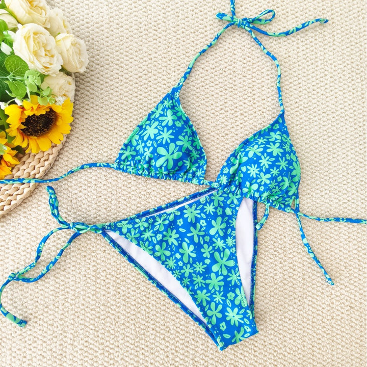 Damen Triangel-Bikini mit floralem Design Echo Archiv
