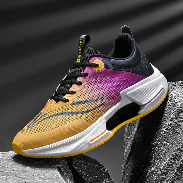Unisex atmungsaktive Mesh-Runner mit gitterstruktur, stabilisierendem Mittelkeil und geteiltem Stabilisator – Norré