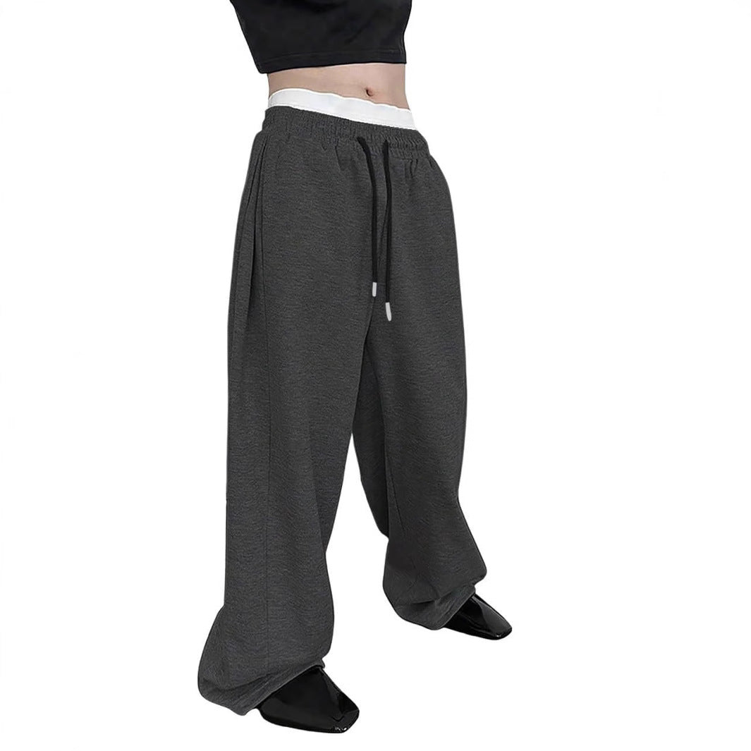 Unisex nan lässige Oversize Jogginghose mit elastischem Bund und Kordelzug Echo Archiv