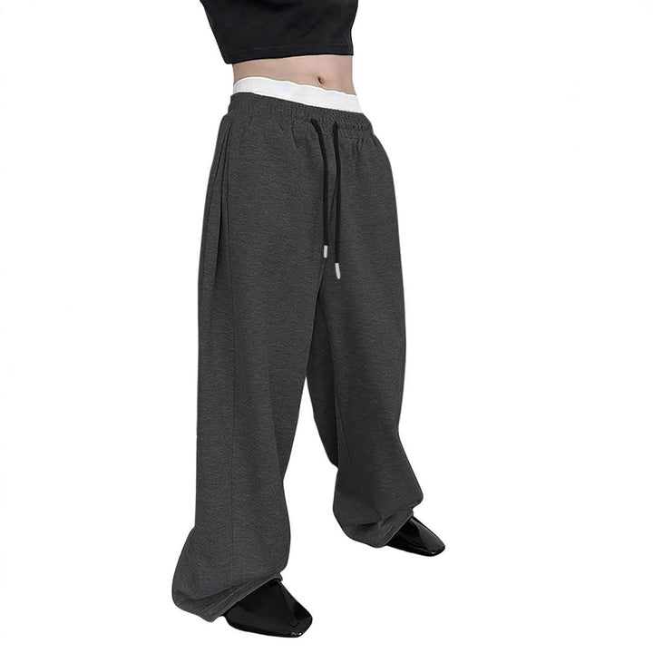 Unisex nan lässige Oversize Jogginghose mit elastischem Bund und Kordelzug Echo Archiv