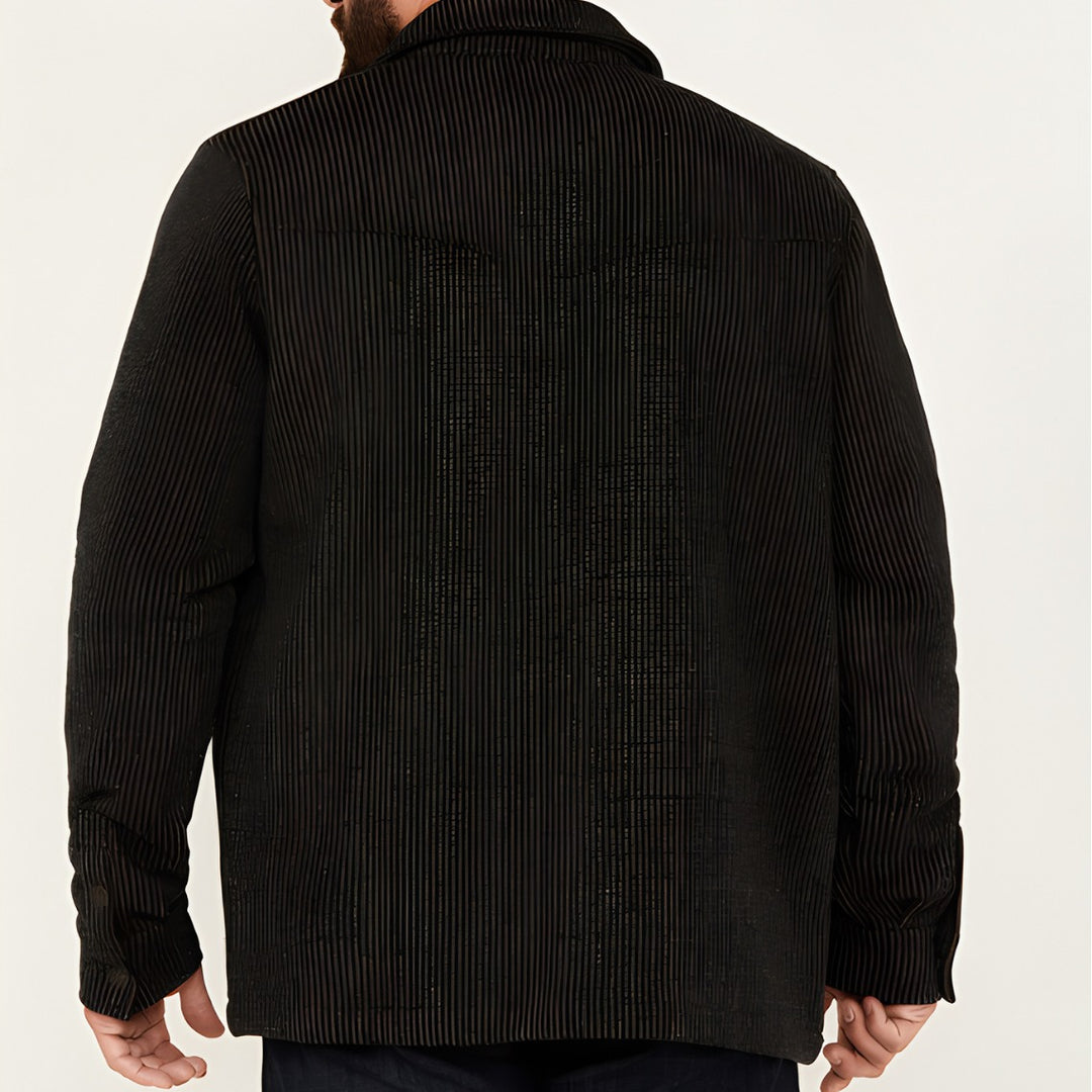 Herren robuste Baumwolljacke im lässigen Design mit aufgesetzten Taschen Echoarchiv