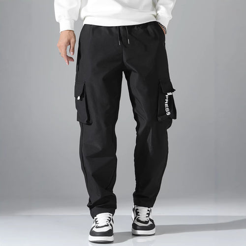 Herren Tapered Cargo-Jogginghose mit elastischem Tunnelzug, multifunktionalen Klapptaschen & ergonomischen Nähten Echo Archiv