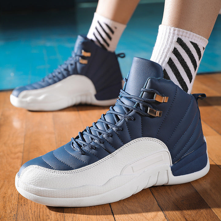 Herren High-Top Basketball-Sneaker mit gepolstertem Knöchelkragen und rutschfester Gummisohle – Norré