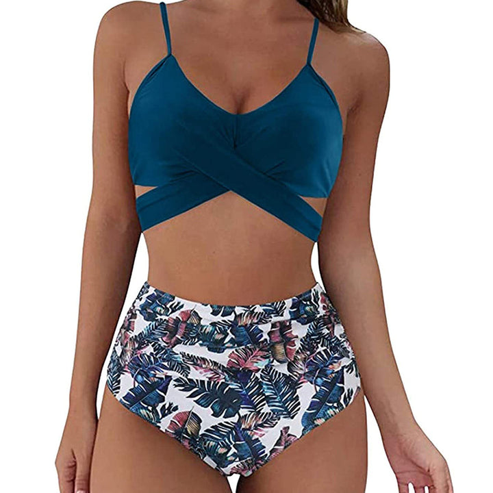 Damen Crop-Top Bikini-Set mit geflochtenem Design Echo Archiv