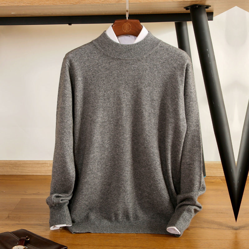 Herren Feiner Rollkragenpullover in schlanker Minimal‑Silhouette aus Woll‑Kaschmir‑Mix Echoarchiv