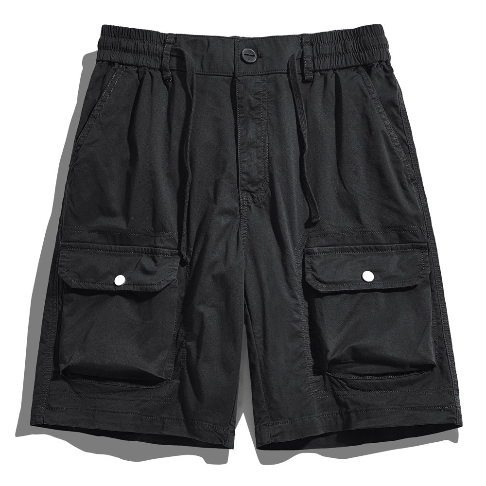 Herren Cargo-Shorts mit elastischem Bund und multifunktionalen Taschen Echoarchiv 1758210123