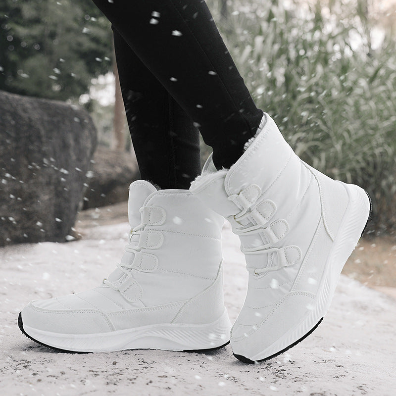 Damen Gefütterte Stepp‑Winterstiefel mit Isolierung und rutschfester EVA‑Sohle Echo Archiv
