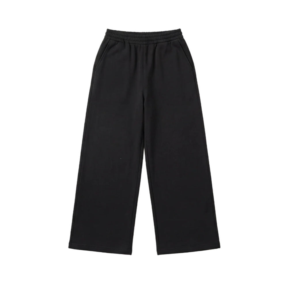 Damen Wide‑Leg Relaxhose mit hohem Komfortbund, seitlichen Eingrifftaschen und weichem Fleece-Innenfutter – Avélisse