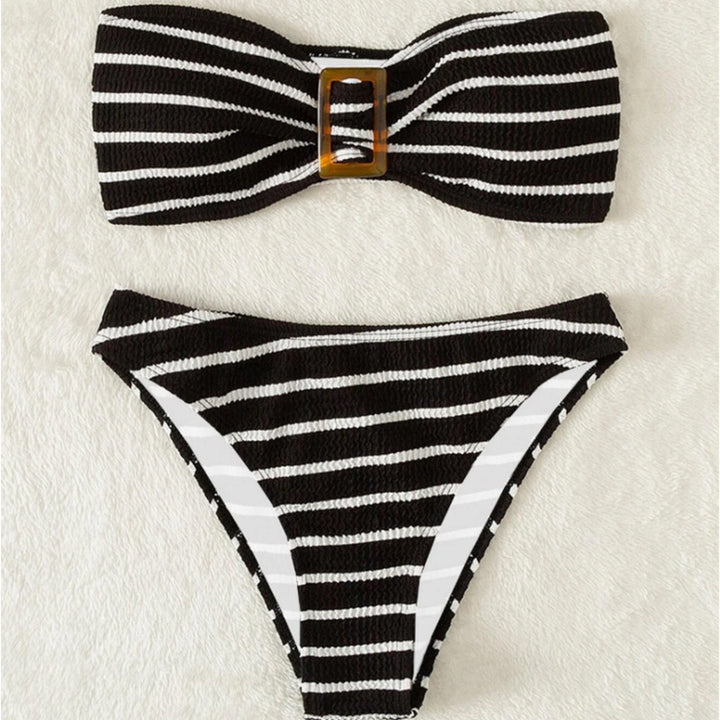 Damen Bandeau-Bikini-Set mit elegantem Schleifendetail Echo Archiv