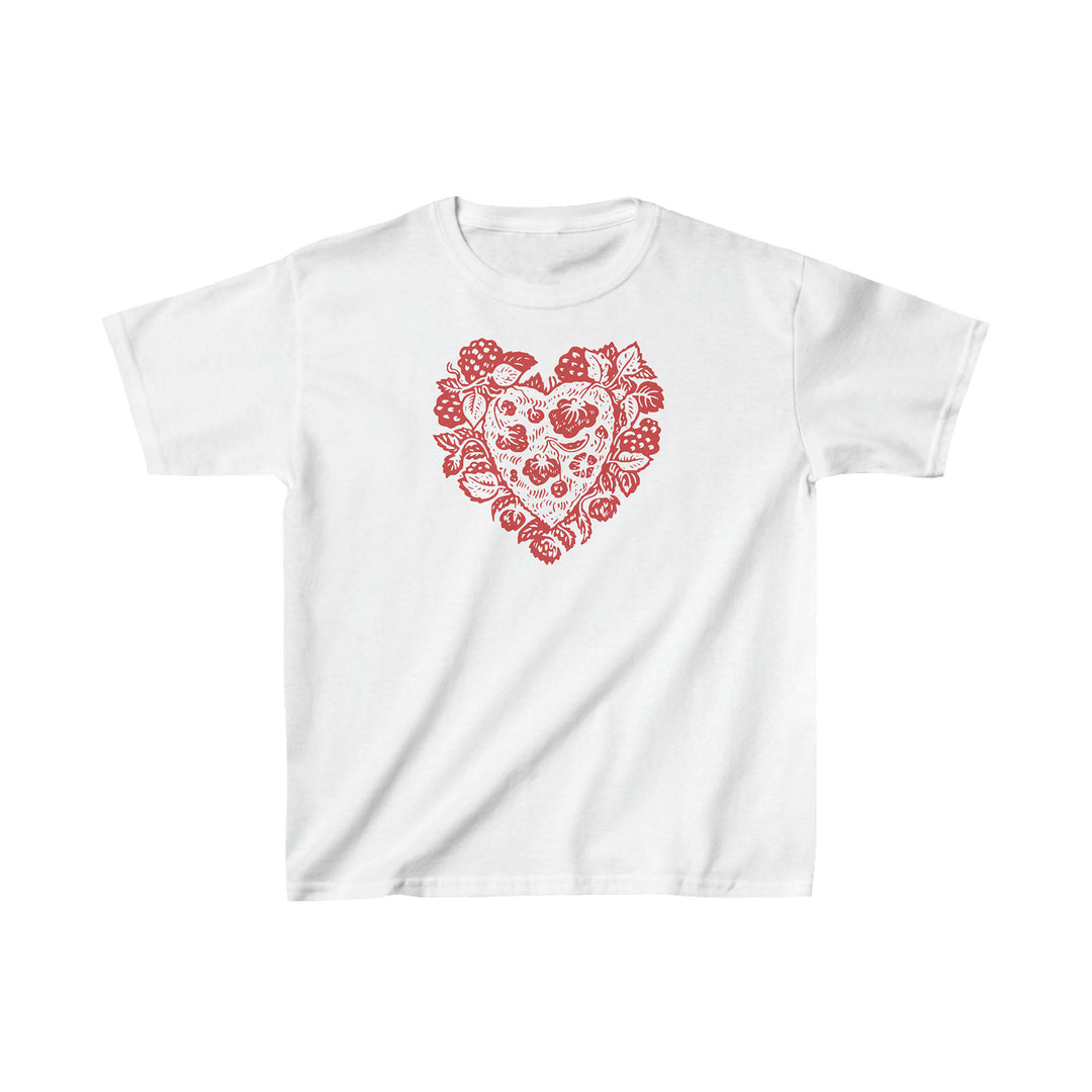 Damen T-Shirt mit verziertem Herz-Motiv Echo Archiv