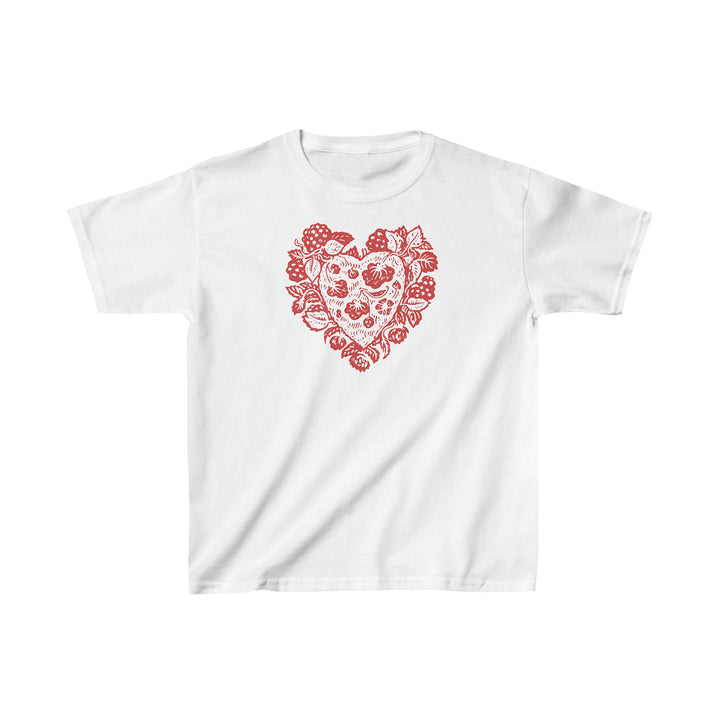 Damen T-Shirt mit verziertem Herz-Motiv Echo Archiv