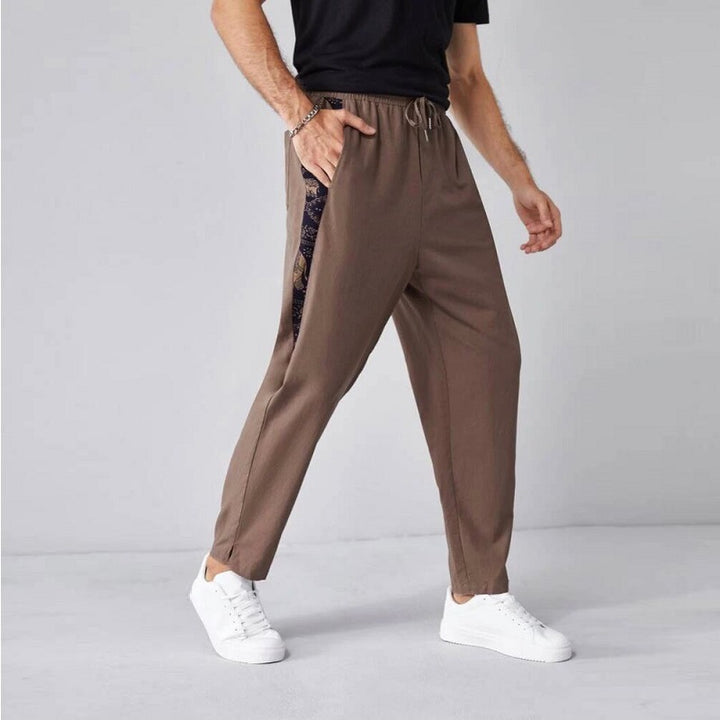 Herren lässige und bequeme Leinenhose Echoarchiv