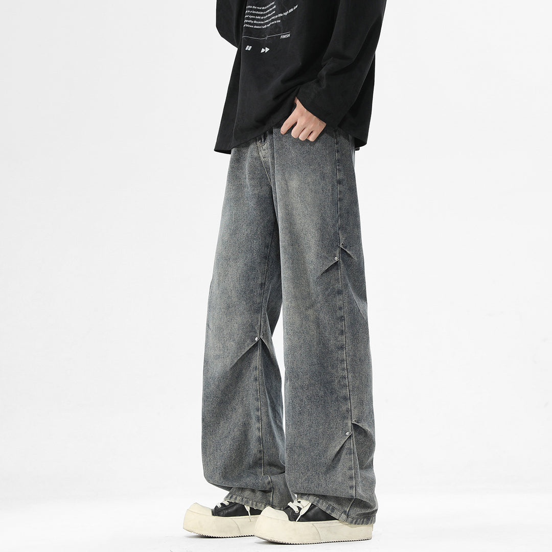 Herren baggy Jeanshose mit lässigem Schnitt und praktischen Taschen Echoarchiv