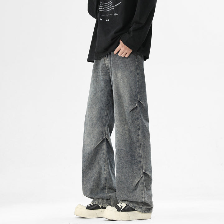 Herren baggy Jeanshose mit lässigem Schnitt und praktischen Taschen Echoarchiv