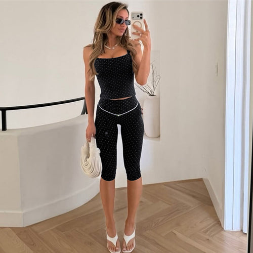 Damen Sportliches Oberteil und Leggings-Set Echo Archiv