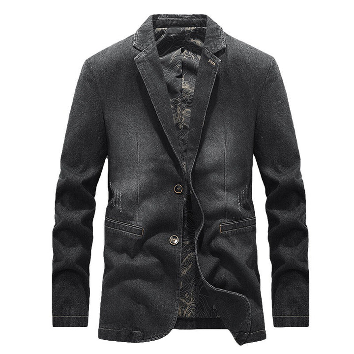 Herren Modische Denim Blazer Echo Archiv