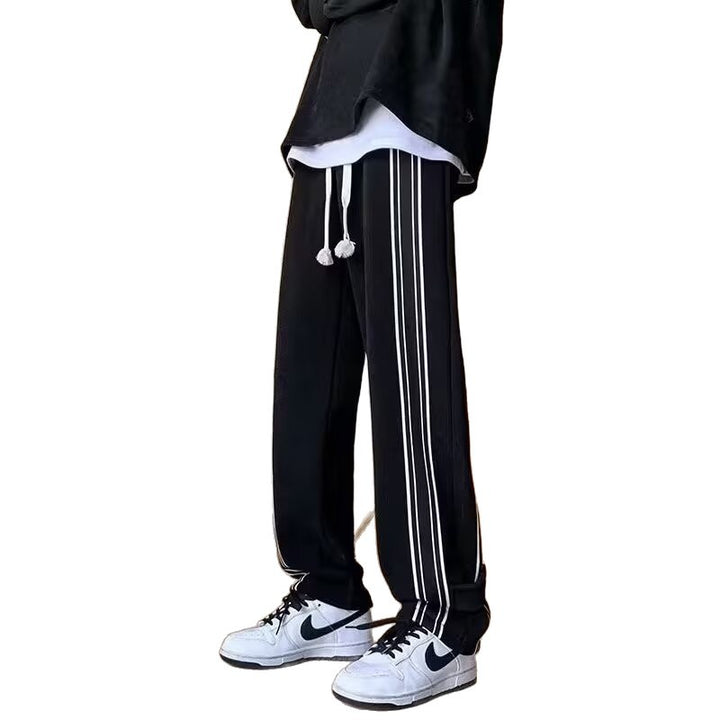 Herren Modische Relaxed-Fit Jogginghose mit seitlichen Streifen Echoarchiv