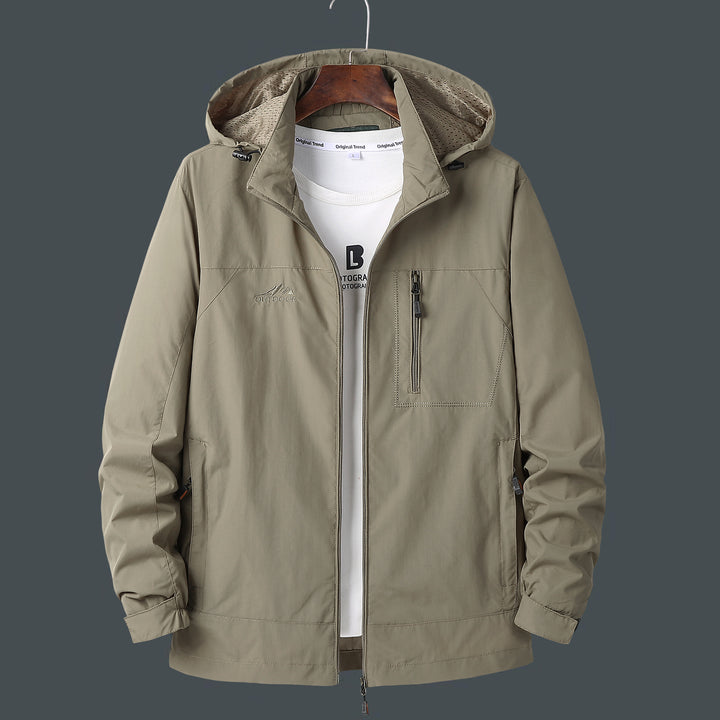 Herren Technische Outdoorjacke mit verstellbarer Kapuze Echo Archiv