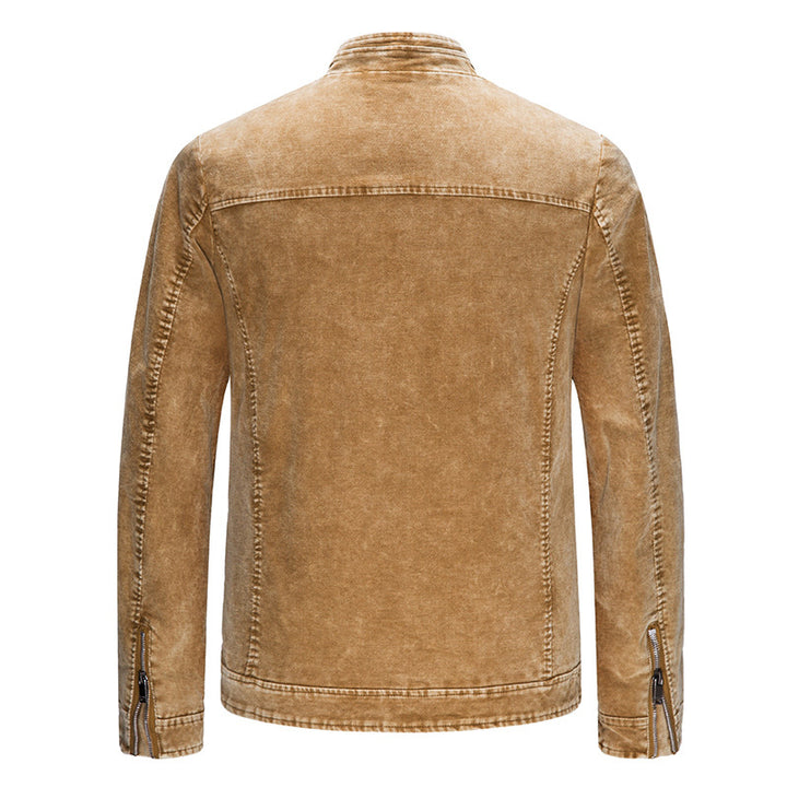 Herren modische Freizeitjacke mit leichtem Denim-Effekt Echoarchiv