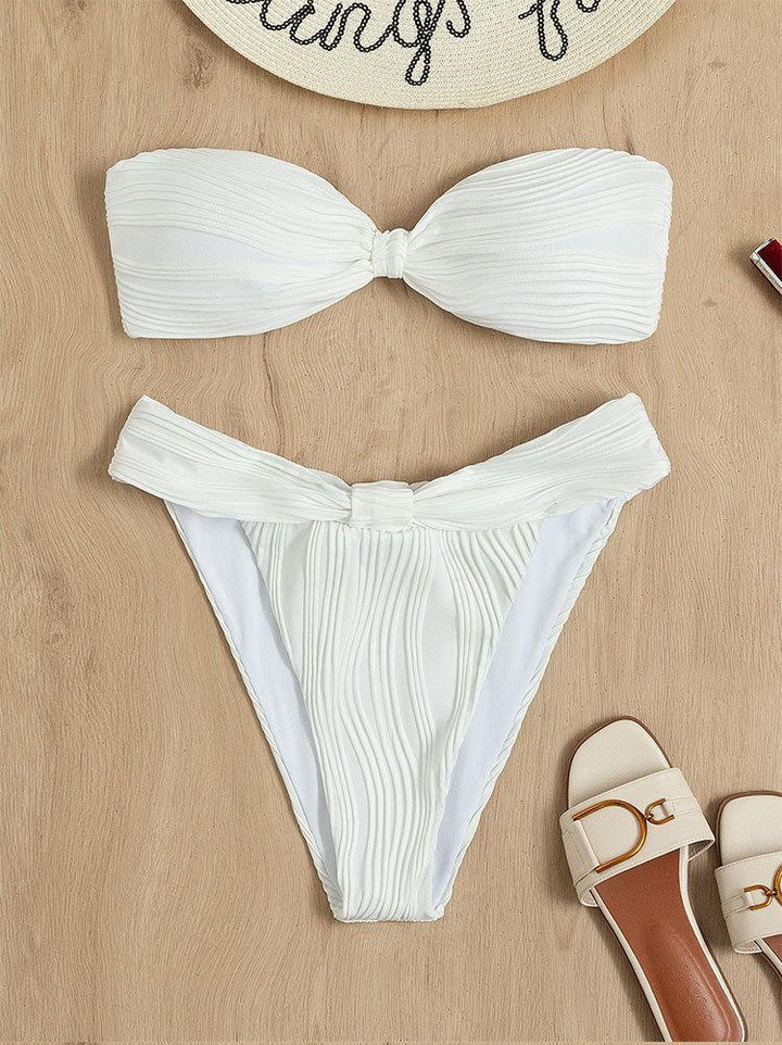 Damen Bandeau-Bikini mit dekorativem Wickeldetail Echo Archiv