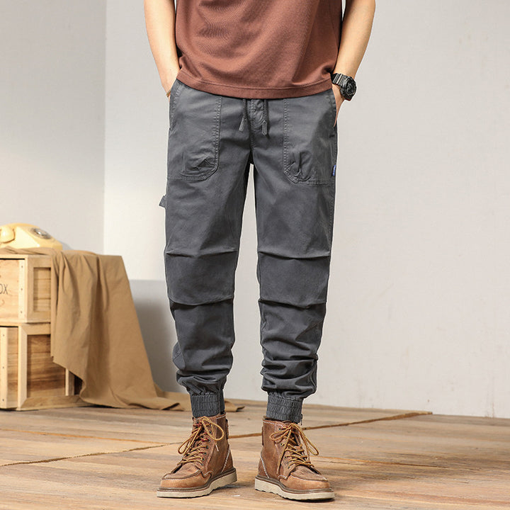 Herren Cargohose mit elastischem Bund und praktischen Mehrzwecktaschen Echoarchiv