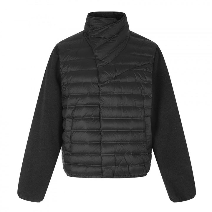 Damen Leichte Hybrid‑Steppjacke mit gesteppter Front und Fleeceärmeln Echo Archiv