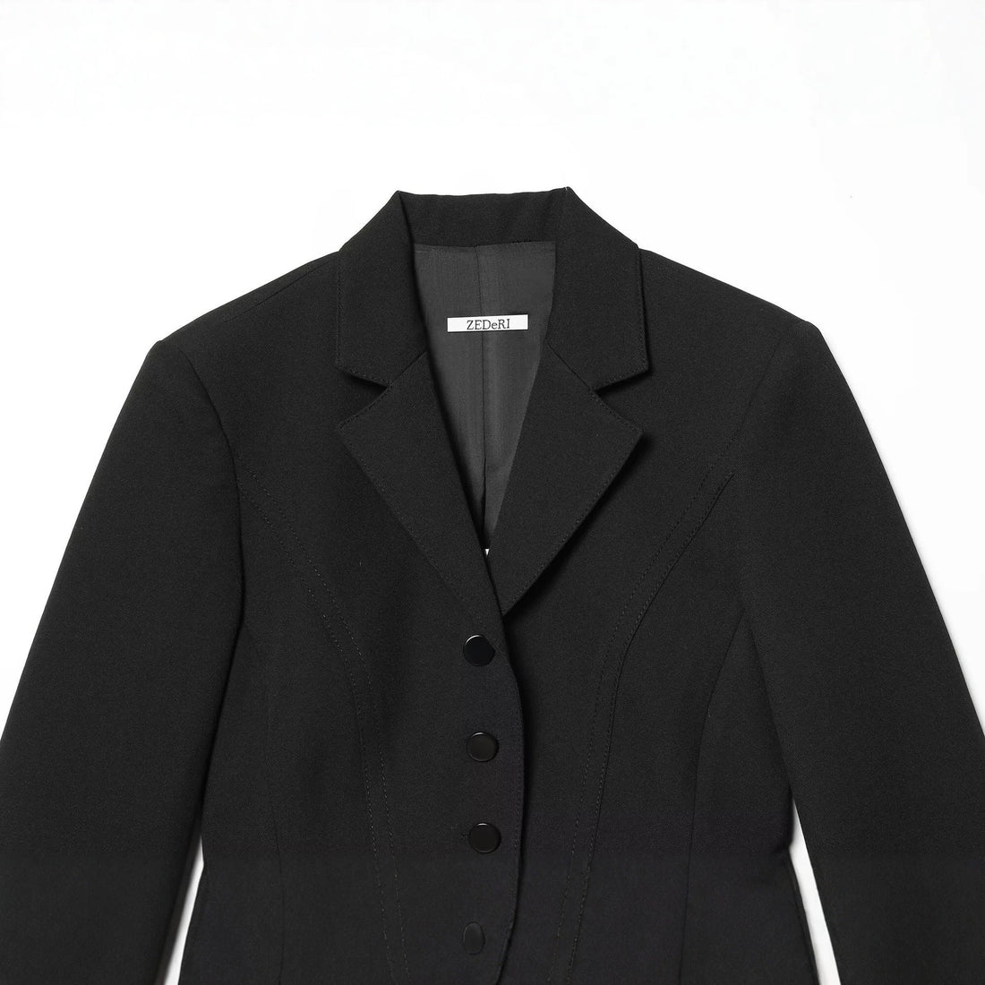 Damen Taillierter Blazer mit Korsettnähten und figurformender Taille Echo Archiv