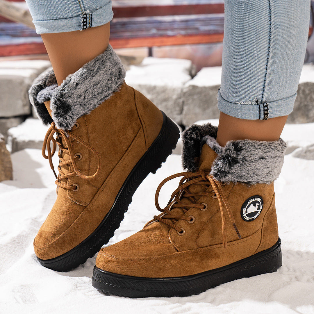 Damen gefütterte Winterstiefel Echoarchiv